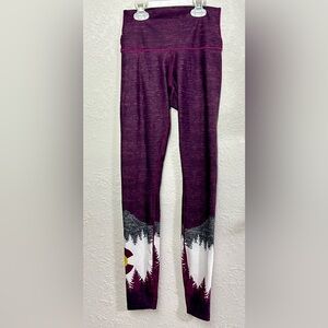 Colorado Threads Burgundy Native Yoga Pants